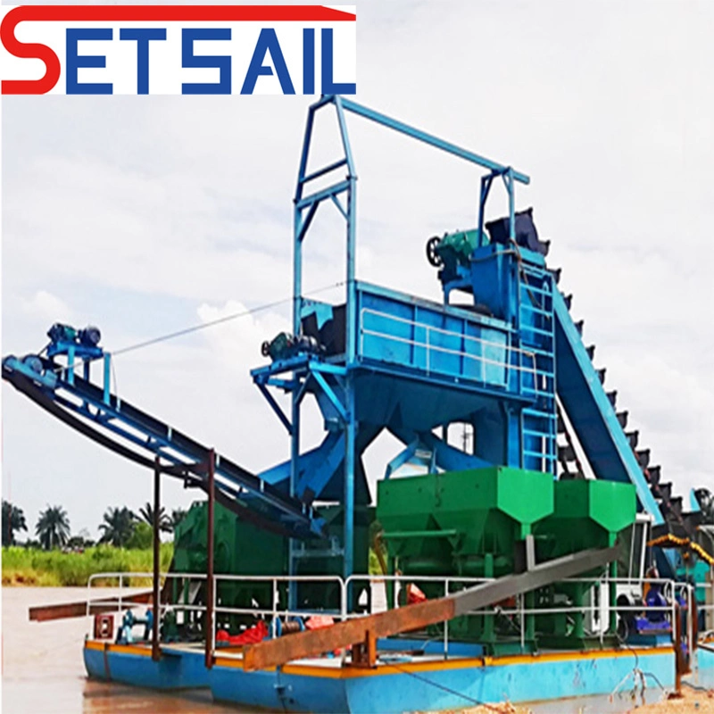 Chain Bucket River Screening Machine Mining/Gold Recovery/Diamond Equipment for Gold Washing/ Diamond Mineral Processing Machinery/ Tin Mine