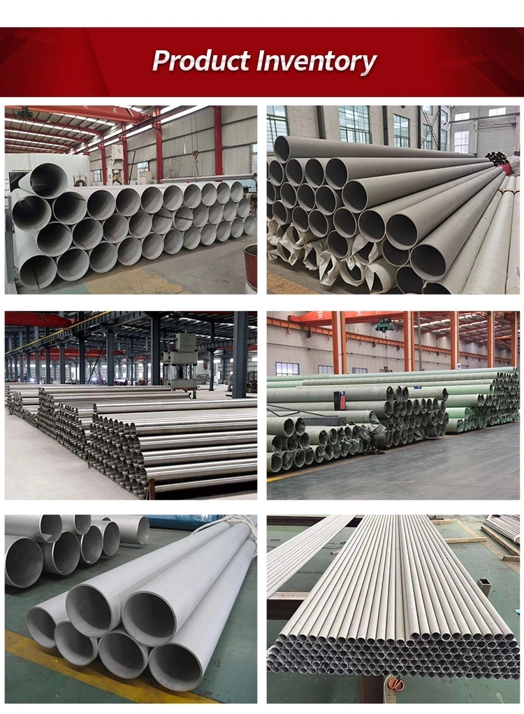 Customized Size 316 Stainless Steel Compressed Air Round Pipe