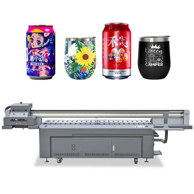 실린더 프린터 2510의 Jucolor 경쟁력있는 가격 음료수 병 및 기타 용 3D UV 대형 프린터