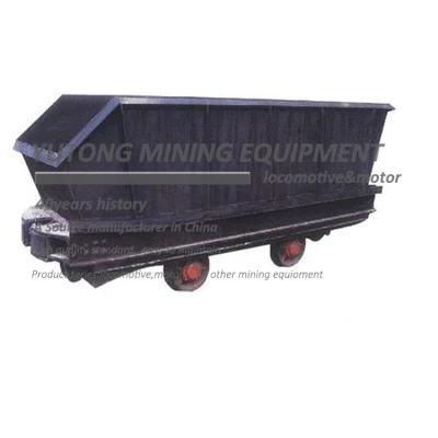 석탄 채굴 철도 차량 Kfu1.0-6 버킷 팁 광산 차량